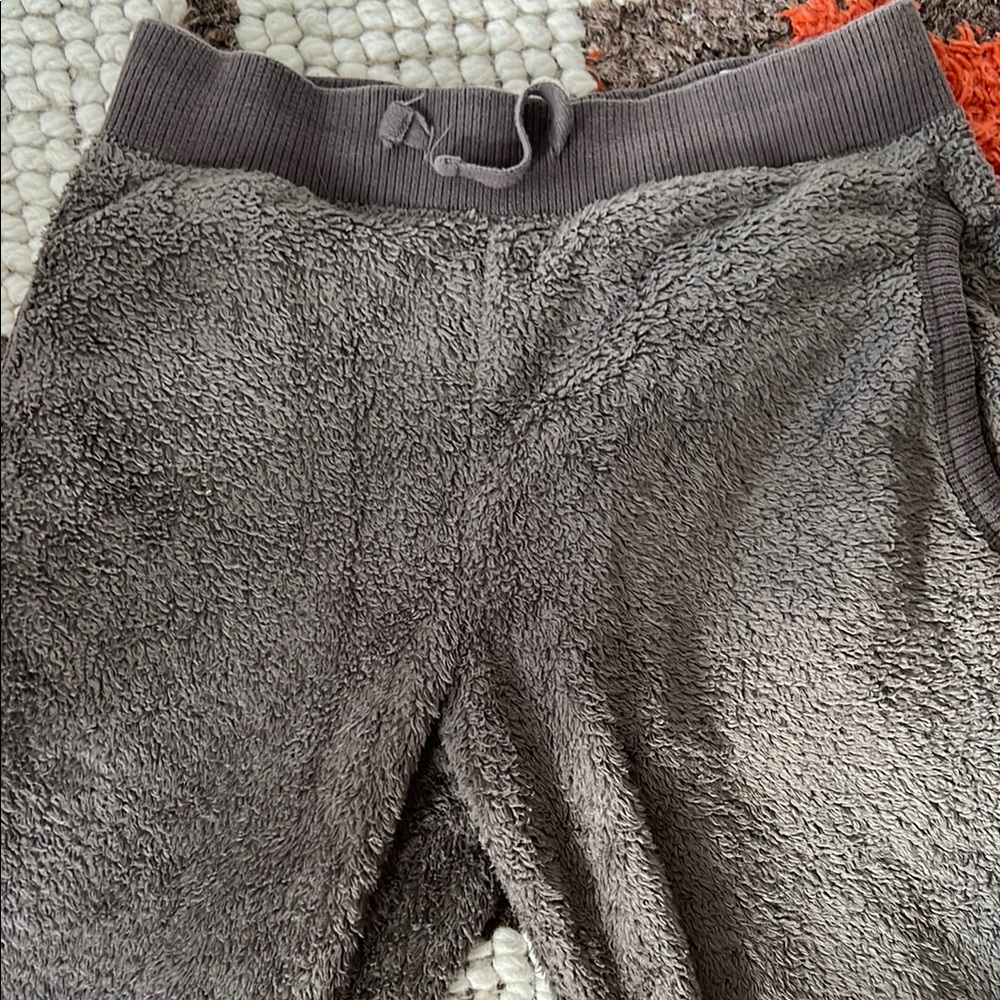 Uniqlo Gray Track Pants Plush Fleece